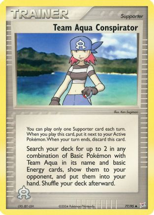Team Aqua Conspirator Team Magma vs Team Aqua - Uncommon