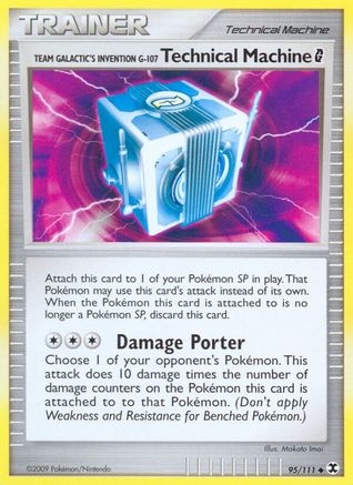 Team Galactic's Invention G-107 Technical Mach. G - Reverse Holofoil Rising Rivals - Uncommon