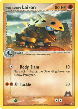 Team Magma's Lairon - 20/95/95 Team Magma vs Team Aqua - Rare