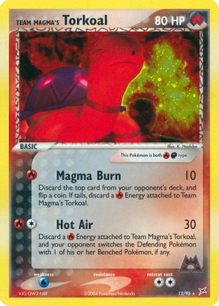Team Magma's Torkoal - Holofoil Team Magma vs Team Aqua - Holo Rare
