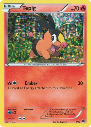 Tepig - 3/12/12 - Holofoil McDonalds Promos 2011 - Promo
