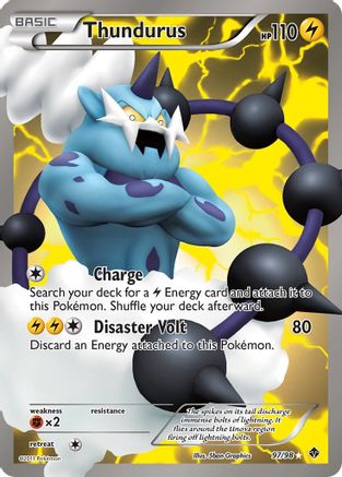 Thundurus (97 Full Art) (97 Full Art) 097 - Holofoil Emerging Powers - Ultra Rare