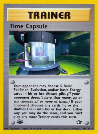 Time Capsule 090 - 1st Edition Neo Genesis - Rare