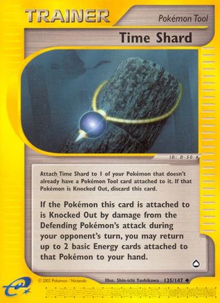 Time Shard - Reverse Holofoil Aquapolis - Uncommon