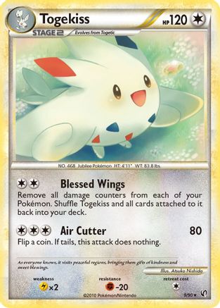 Togekiss - Reverse Holofoil Undaunted - Holo Rare