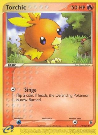 Torchic 074/109 Ruby and Sapphire - Common