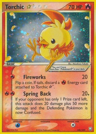 Torchic Star 108 - Holofoil Team Rocket Returns - Ultra Rare