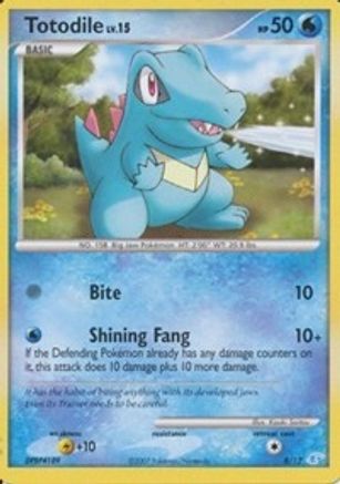 Totodile DP Trainer Kit Manaphy & Lucario - Common
