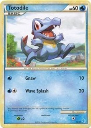 Totodile (#1) HGSS Trainer Kit Gyarados & Raichu - Common