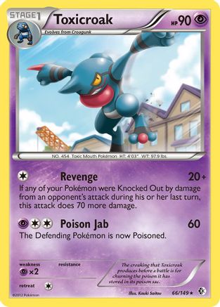 Toxicroak Boundaries Crossed - Rare