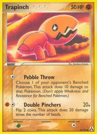 Trapinch 067 - Reverse Holofoil Legend Maker - Common