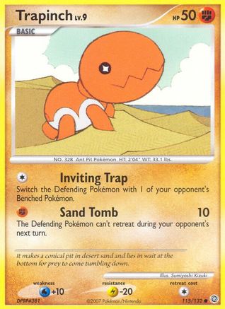 Trapinch 115/132 - Reverse Holofoil Secret Wonders - Common