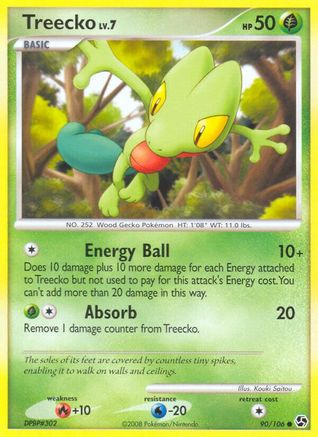 Treecko - Reverse Holofoil Great Encounters - Common