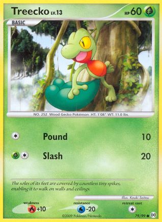 Treecko (79) (79) 079 - Reverse Holofoil Arceus - Common