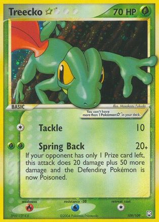 Treecko Star 109 Team Rocket Returns - Ultra Rare