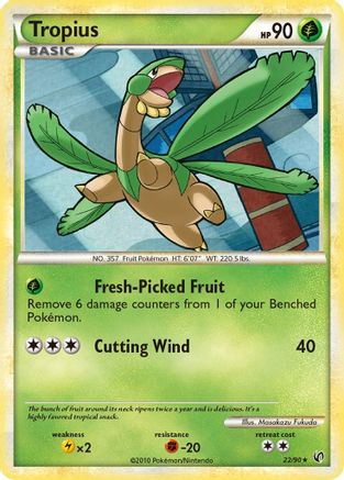 Tropius - Reverse Holofoil Undaunted - Rare