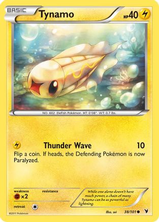 Tynamo (38)/101 - Reverse Holofoil Noble Victories - Common