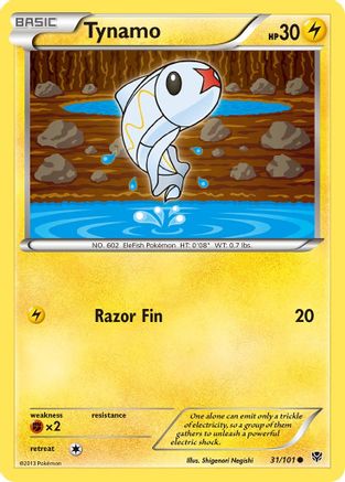 Tynamo - Reverse Holofoil Plasma Blast - Common