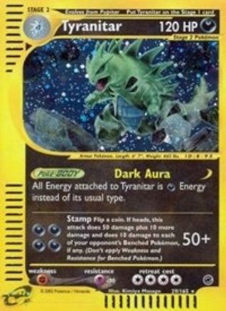 Tyranitar (29) - Reverse Holofoil Expedition - Holo Rare