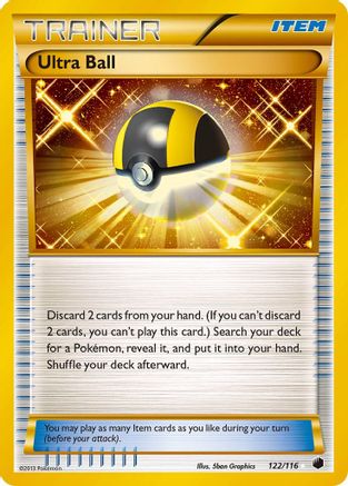 Ultra Ball - Holofoil Plasma Freeze - Secret Rare