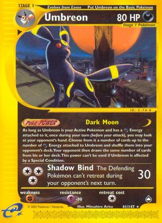 Umbreon Aquapolis - Rare