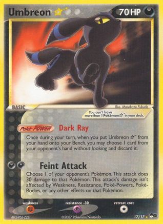 Umbreon Star - Holofoil POP Series 5 - Ultra Rare