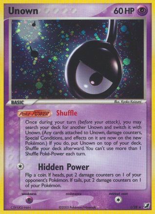 Unown (!) - Holofoil Unseen Forces - Holo Rare
