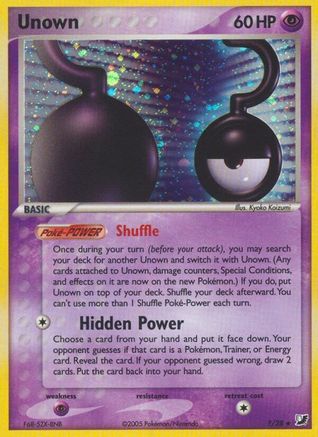Unown (?) - Holofoil Unseen Forces - Holo Rare