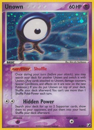 Unown (A) - Holofoil Unseen Forces - Holo Rare