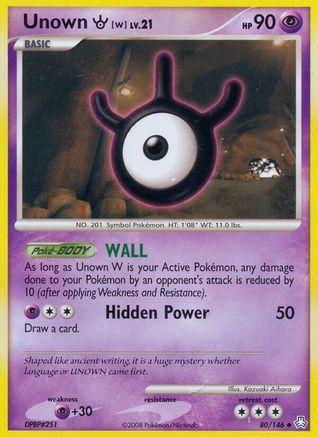 Unown (W) Legends Awakened - Uncommon