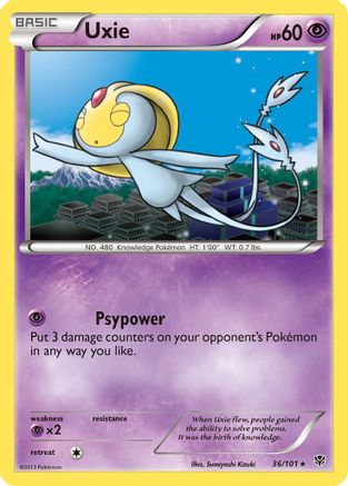 Uxie Plasma Blast - Rare