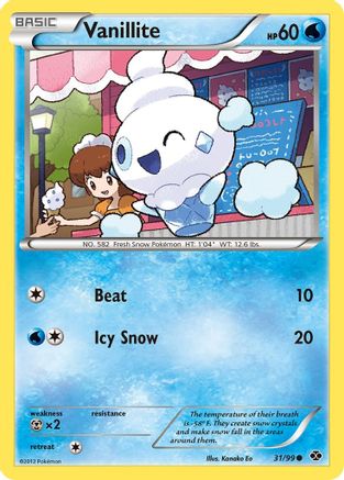 Vanillite - Reverse Holofoil Next Destinies - Common