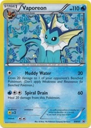 Vaporeon BW89 - Holofoil Black and White Promos - Promo