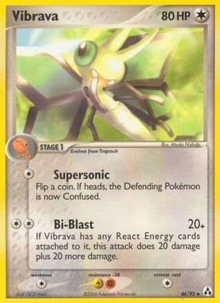 Vibrava - Reverse Holofoil Legend Maker - Uncommon