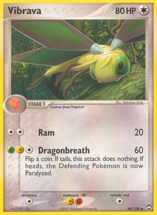 Vibrava/108 - Reverse Holofoil Power Keepers - Uncommon