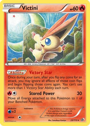 Victini - Holofoil Legendary Treasures - Holo Rare
