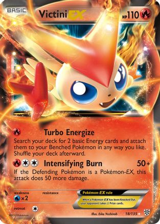 Victini EX - Holofoil Plasma Storm - Ultra Rare
