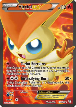 Victini EX (131 Full Art) - Holofoil Plasma Storm - Ultra Rare