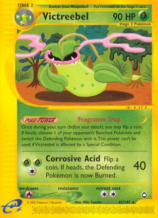Victreebel - Reverse Holofoil Aquapolis - Rare