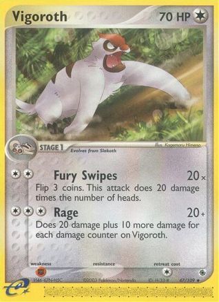 Vigoroth Ruby and Sapphire - Uncommon