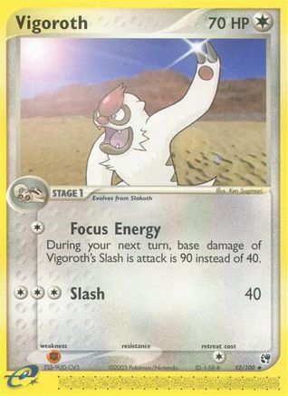 Vigoroth - Reverse Holofoil Sandstorm - Uncommon