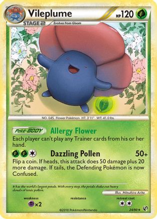 Vileplume Undaunted - Rare