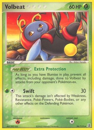 Volbeat 056 - Reverse Holofoil Delta Species - Uncommon