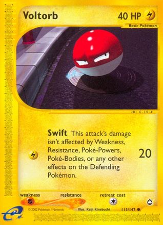 Voltorb (115) Aquapolis - Common