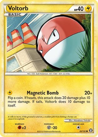 Voltorb - Reverse Holofoil Triumphant - Common