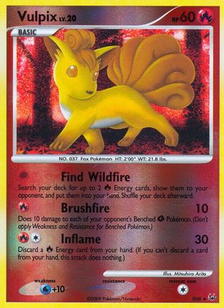 Vulpix (Shiny) - Reverse Holofoil Platinum - Shiny Holo Rare