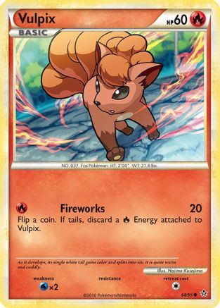 Vulpix - Reverse Holofoil Unleashed - Common