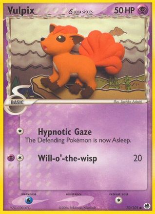 Vulpix (Delta Species) 070 Dragon Frontiers - Common
