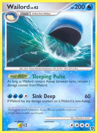 Wailord Great Encounters - Rare