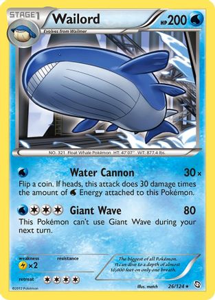 Wailord - Reverse Holofoil Dragons Exalted - Holo Rare